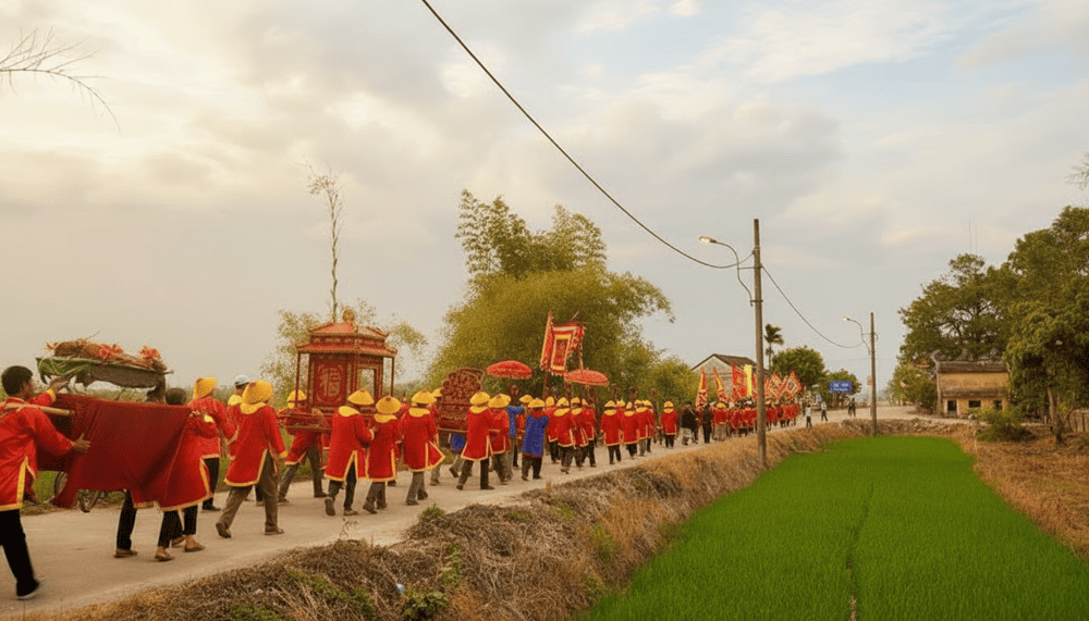 Lễ rước hương linh bà Trần Thị Đạo